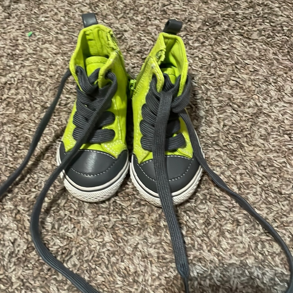 Bright green high tops!
